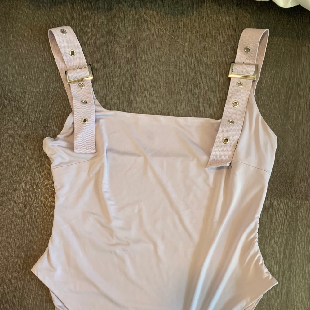 Tiger Mist purple bodysuit
